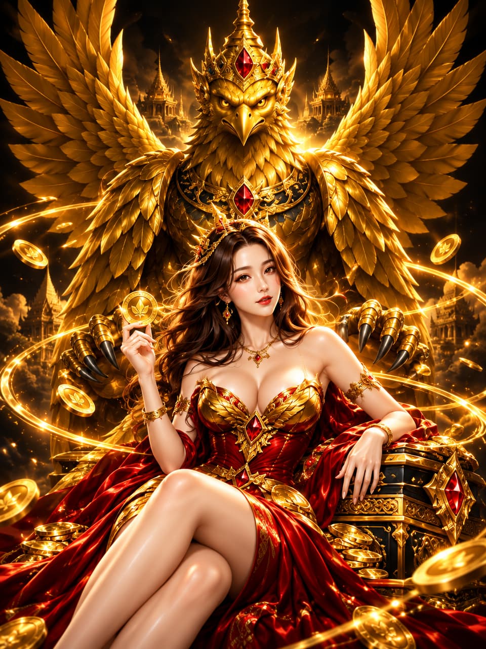 ภาพเกม Fortune Garuda ที่ออกแบบใหม่สำหรับ xm66 - เอ็กเอ็ม66